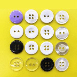 Quality Wholesale Custom Garment Accessory Sewing Shirt Plastic Resin Buttons for sale