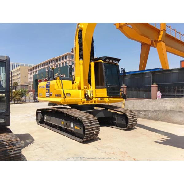 Japan Used Komatsu PC200 Hydraulic Crawler Excavator with Excellent and 195kw Engine