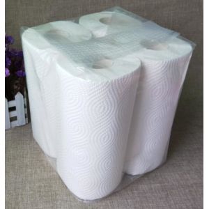 Customized White Kitchen Paper Hand Towel Tissue of Zero Bleaching