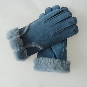High quality Shearling Sheepskin Gloves sheepskin ladies leather gloves