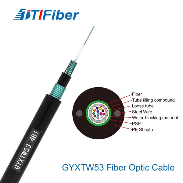 Buy GYXTW53 G652D SM 24 48 Core Armoured Fiber Cable at wholesale prices