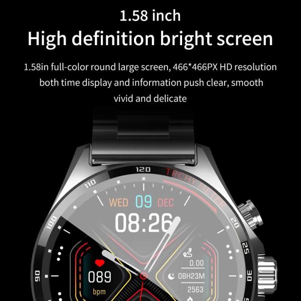 SK27 Smart Watch 400mAh IP68 Blood Oxygen Heart Rate Blood Pressure Smart Sports Watch