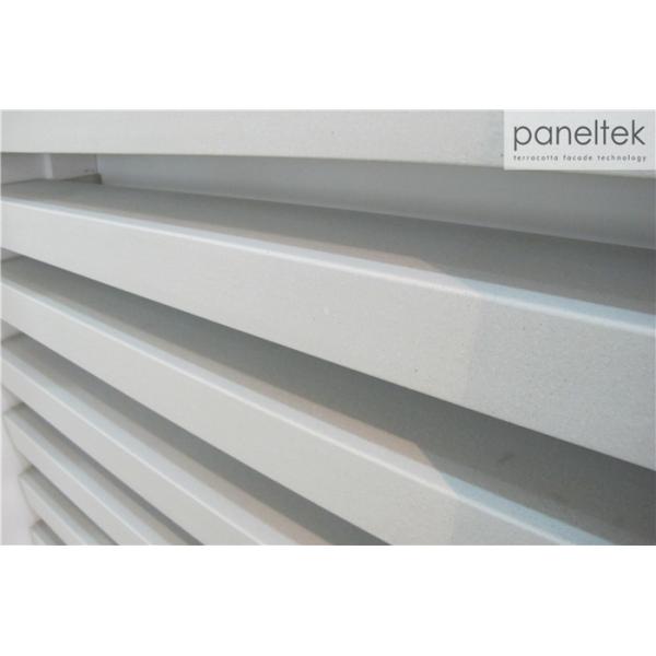 Buy Ceramic Baguettes Sun Shading Louvers 50 * 100mm With Hollow Structure at wholesale prices
