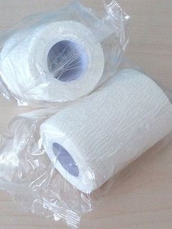 Buy Non Woven Light EAB Elastic Adhesive Bandage Hand Tearable at wholesale prices