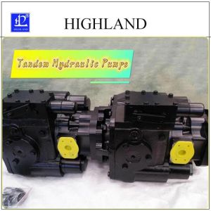 China Compact Design Tandem Hydraulic Pumps With Multiple Control Modes on sale