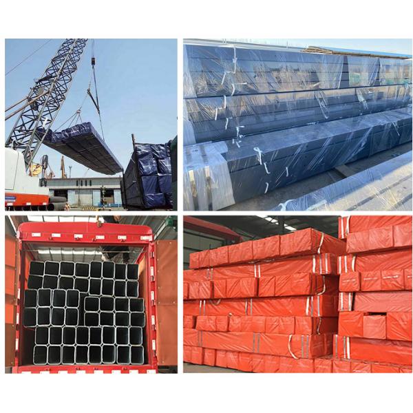 6.4M Length Construction Building Material 3x3 16g Square Tubing Steel Square Tube for Greenhouses