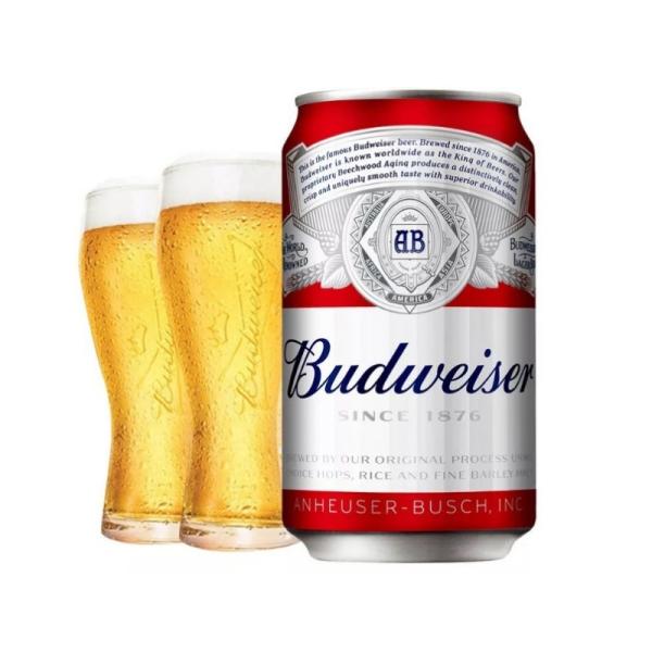 Buy Beverage Budweis Round 330ml Aluminum Cans For Beer BPA Free at wholesale prices