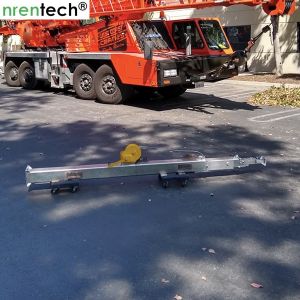 10m crank telescopic mast- galvanized telescopic mast, steel telescopic mast