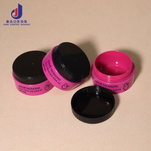 PP Plastic 90g Face Cream Lotion Jar Matte Hair Mask Container Jars for Skincare Packaging Cream Bottle with Cap
