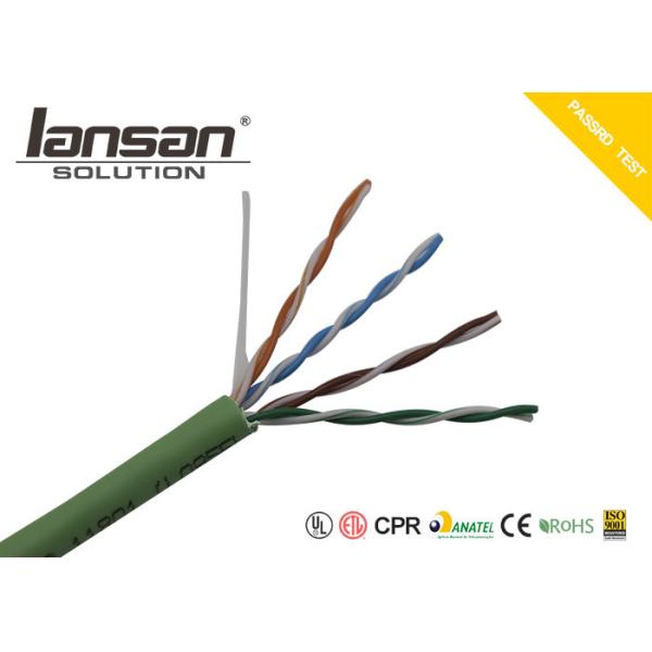 LSZH Jacket Cat5e Data Cable UTP 24AWG Bare Copper Conductor BC