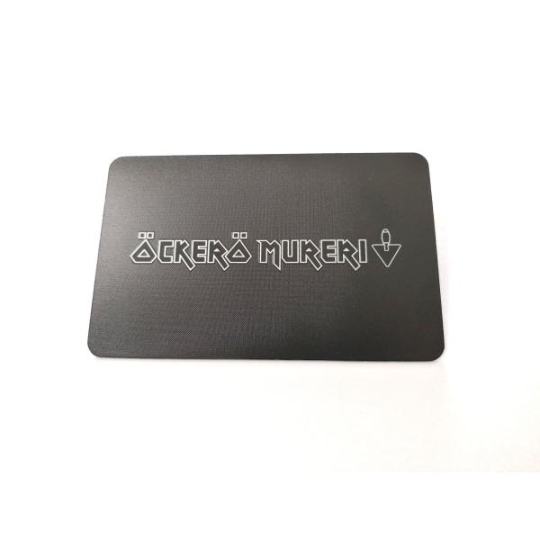 Buy Metal Plate Etching Stainless Steel Business Cards With Matte Surface at wholesale prices