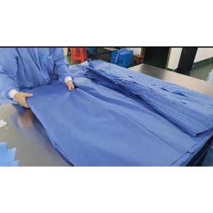 Breathable light Non Sterile TUP Protective Surgical Gown