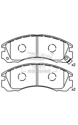 Buy Mercedes Benz C Class W204 Black Ceramic Brake Pad Set at wholesale prices