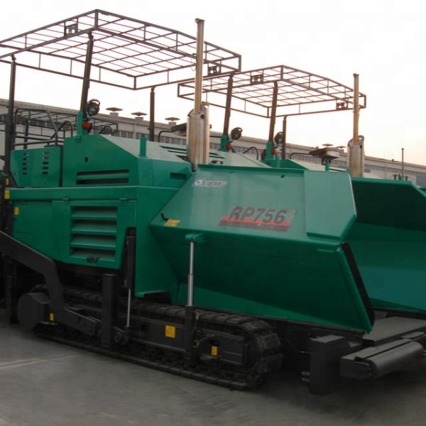 XCMG Asphalt Concrete Paver RP756 Road Construction Machine 7.5m Paving Width