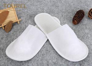 Quality Luxury With Unisex Size White Spa Slippers For Men And Women , Disposable House Slippers for sale
