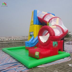 Customized Commercial Castle Kids Inflatable Playground Trampoline Water Slide