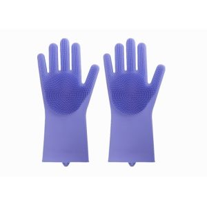 Multifunctional Silicone Kitchen Gloves Heat Resistant For Dishwashing