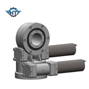 China Helical Gear Enclosed Housing Dual Axis Slew Drive Model SDE21 With AC 380 Motor For Solar Tracker on sale