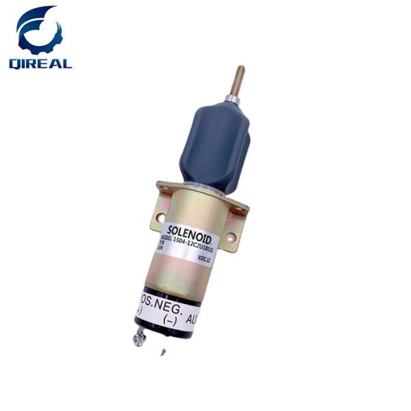 Buy Excavator Engine Stop Solenoid 1504-24C2U1B1S1 1504-12C2U1B1S1 at wholesale prices