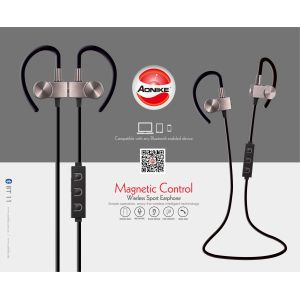 Stereo 60mAh 8hrs Magnetic Sports Wireless Headset