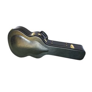 Classic Guitar Wood Case, High Quality PVC Leather Exterior, Velvet Padding