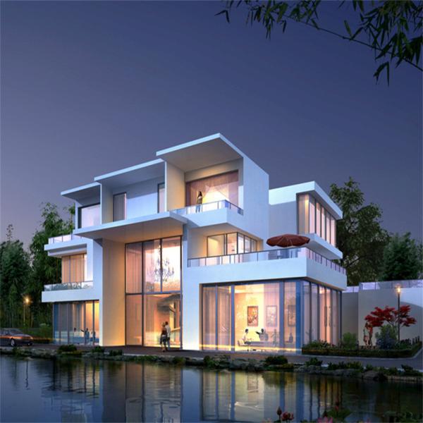 Prefabricated Two Bedroom Container House , Light Steel Contemporary Prefab