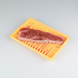 Yellow Hengmaster Plastic Disposable Vegetable Tray For Meat Seafood
