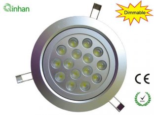 Energy saving AC110 / 220V, 15W, 30 / 60 degree 50000h dimmable LED downlight,2