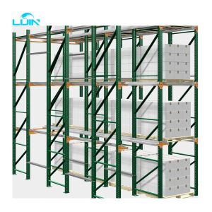 Heavy Duty Push Back Shelf Racking Drive In Pallet Roller Rack System For