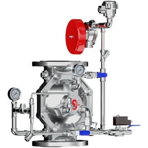 1.6/2.5MPa Water Spray Fire Fighting Deluge Alarm Valve with Open Sprinkler Head