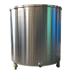 Safe 100L 200L 500L 1000L 1500L 2000L Stainless Steel Movable Chemical Storage Tank Equipment with Wheels
