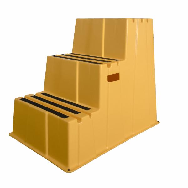 Gorilla Ladders 3-Step Plastic Step Stool Custom Color Foldable 500 Lbs Weight