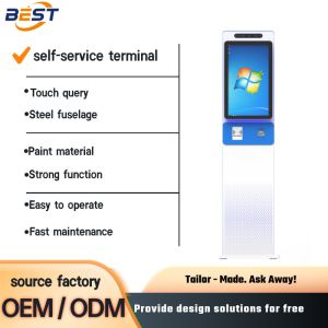 High Resolution Self Service Payment Kiosk with Intel Core I3 CPU for Restaurant