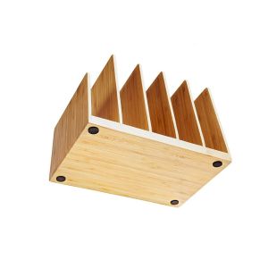 hot selling bamboo book holder brochure holder using office home with factory