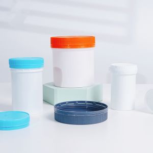 China Food Grade Clear PET Plastic Jar for Calcium 500g on sale