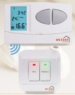 Wireless Air Conditioner Thermostat , Room Thermostat With Timer