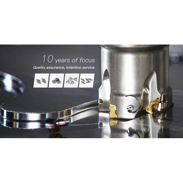 TPKN 2204 Tungsten CNC Carbide Inserts , Plane Milling Cemented Carbide Inserts