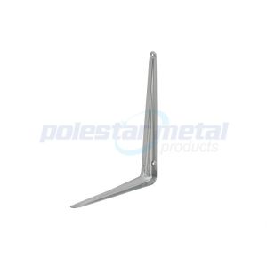 Grey Powder Coated Steel Angle London Shelf Brackets 250mm Height