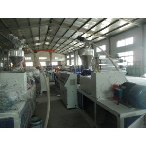 25000N Twin Screw 315mm Plastic PVC Pipe Making Machine