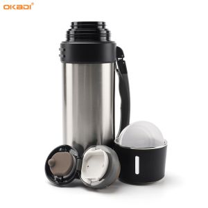 1500ML Double Wall 304 Stainless Steel Vacuum Travel Pot Thermos Outdoor Thermal