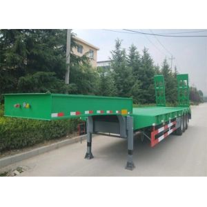 China 3 Axles 60 Ton Swan Neck Low Bed Semi Trailer on sale
