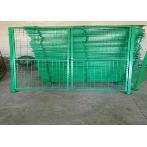 Green Pvc Coated Welded Wire Mesh Fence For Parks / Zoos / Nature Reserves