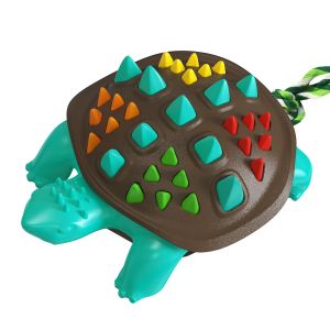 Manufacturers Sell Well Colorful Turtle Dog Cleaning Teeth Toy Pet Toys Dog Chew