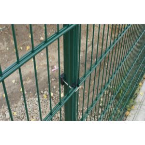 PVC Coated Galvanized 656 Mesh Fencing 50x200mm Double Wire Mesh