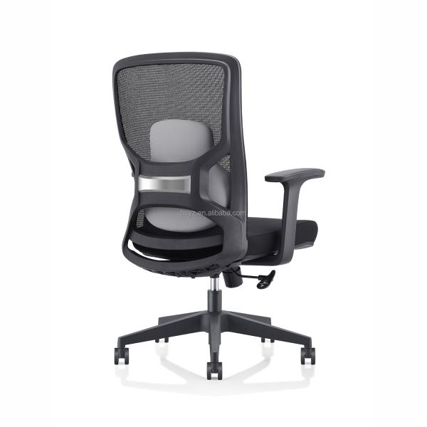 Customizable Mesh Executive Office Chair with Adjustable Armrest and Swivel Base