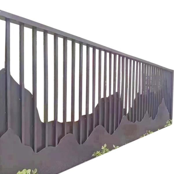 Buy Infrastructure Two Rail Aluminum Fence Powder Coated Aluminium Balustrade at wholesale prices