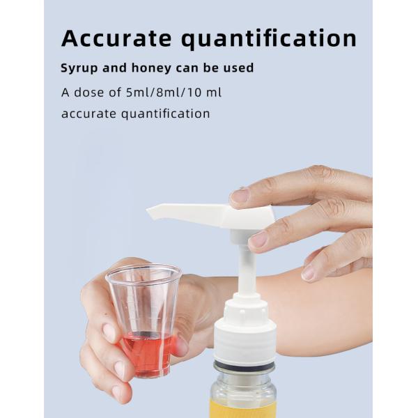 Food Grade Plastic Closure Syrup Dispenser Pump For Hand Washing UKS10 31 - 400