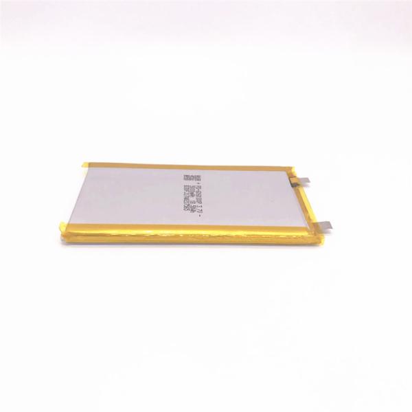 Flat 3000mah Lithium Polymer Battery Excellent Safety Light Weight