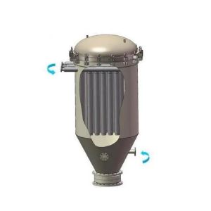 Fully Closed Stainless Steel Candle Filter Cake Layer Filtration System Weight