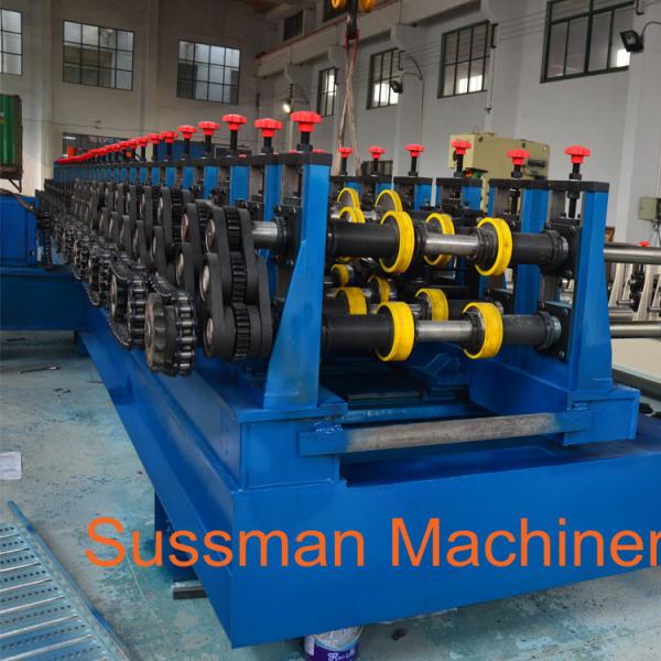 Automatic PPGI GI Perforated Cable Ladder Tray Manufacturing Machine With Cr12 Steel